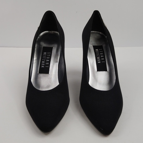 Vintage Stuart Weitzman Heels With Rhinestone Detailing - Picture 4 of 15